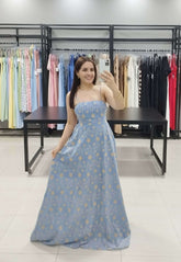 Vestido Lese Cor Azul | Raianne |