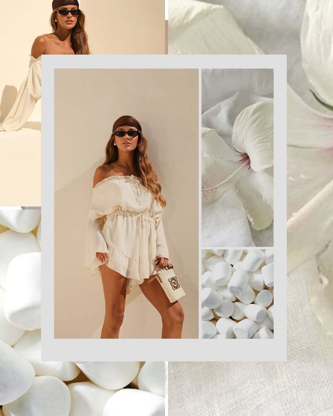 Macaquinho Chiffon Paula | Cor Creme liso