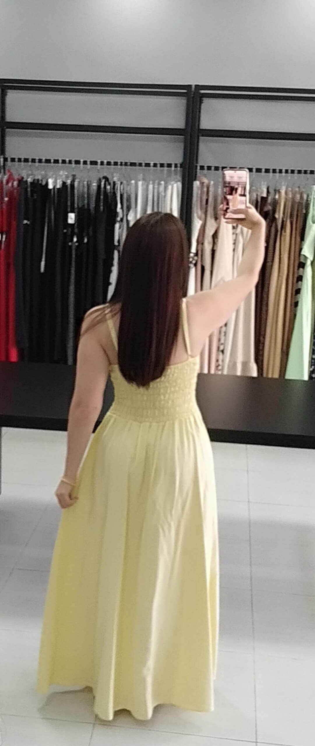 Vestido Longo Bojo Alcinha Amarelo | Lady |
