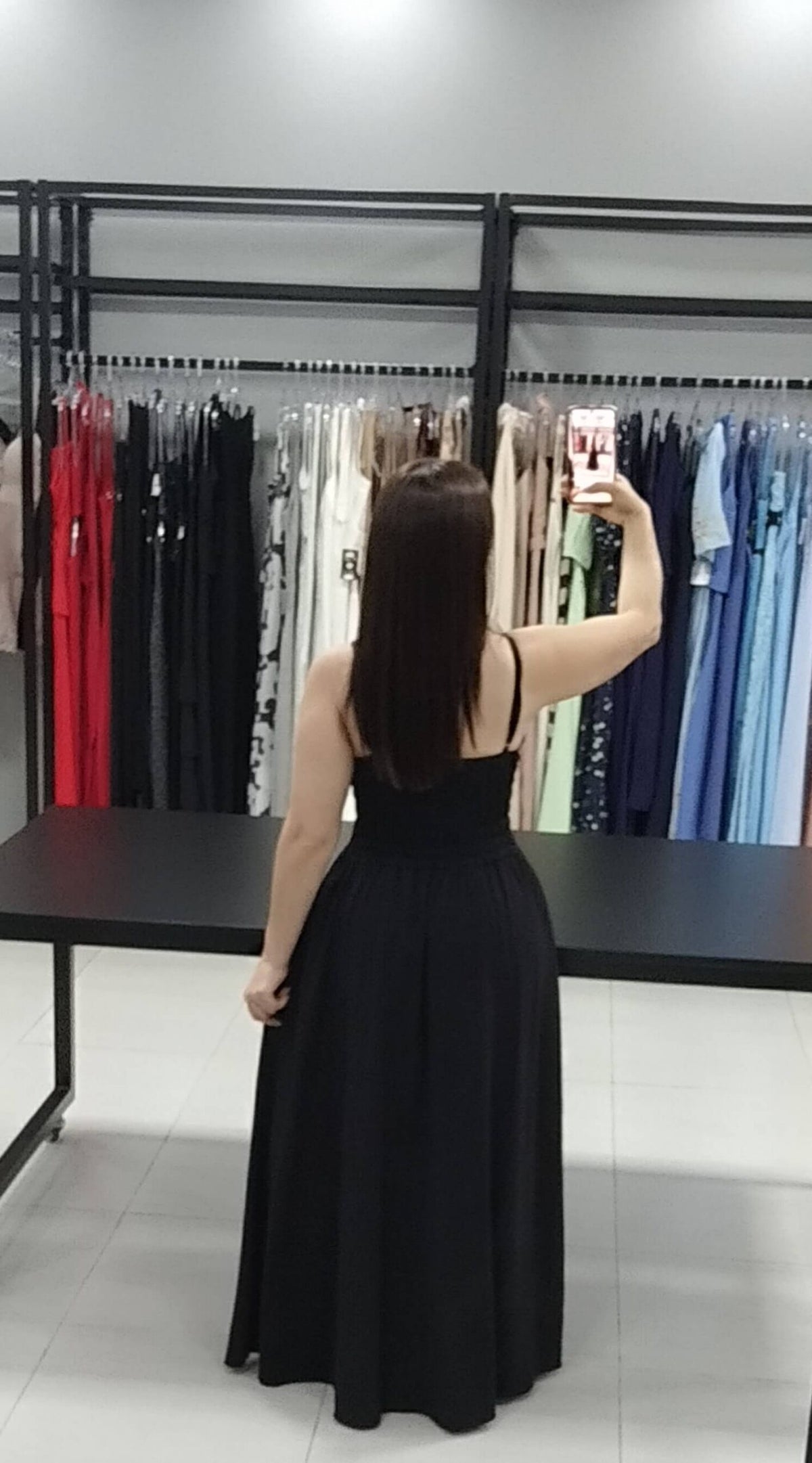 Vestido Longo Bojo Alcinha Preto | Lady |